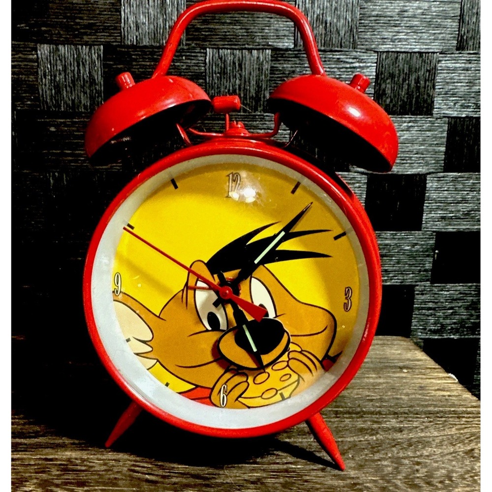 Warner‎ Brothers Very RARE SPEEDY GONZALES Alarm Clock RETIRED 1999 Wind Up NOS